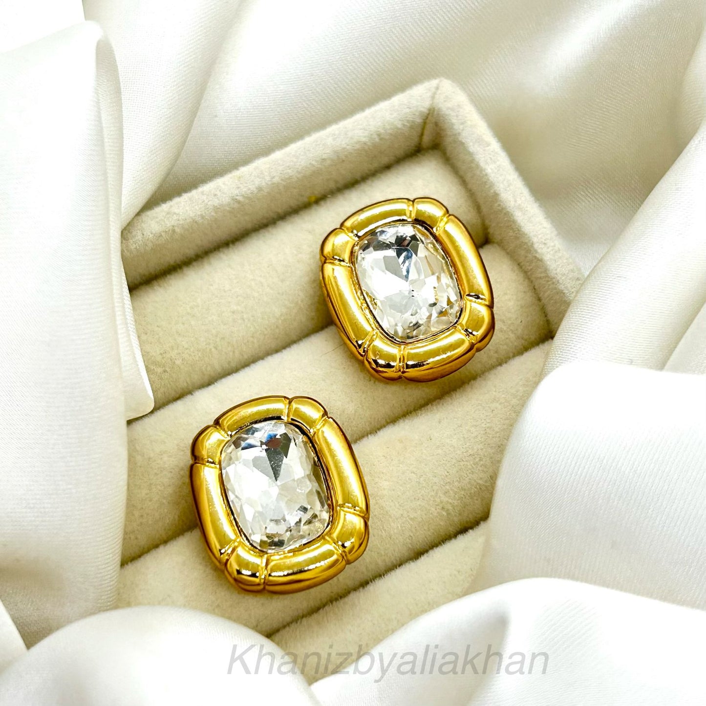 Crystal Sculptural Earrings