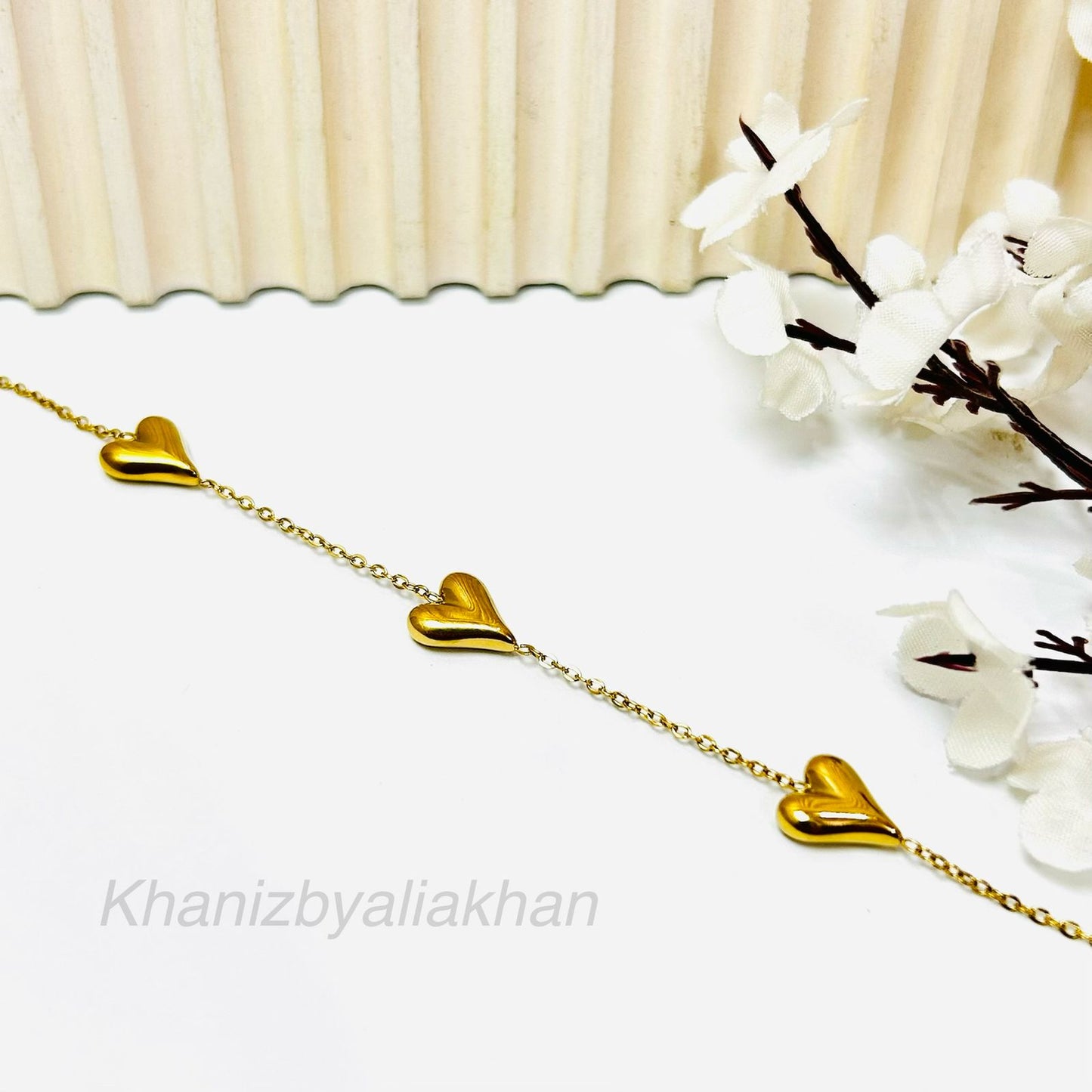 Triple Heart Bracelet