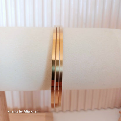 Plan Stainless Steel Bangles
