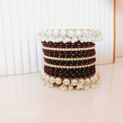 Pearl Gajra Bangles [2.6 size]