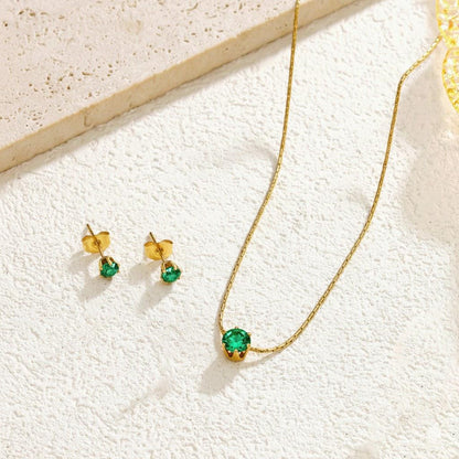 Dainty Emerald Set