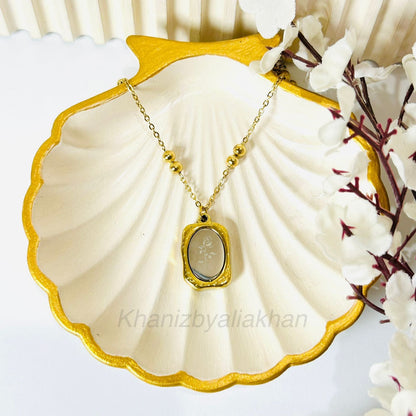 Ivory Rose Pendant