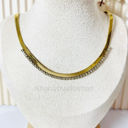 Diamond Wave Necklace