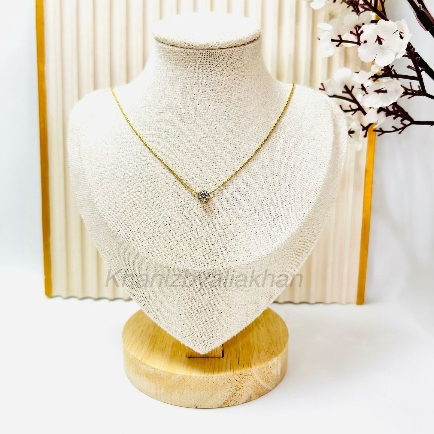 Dainty Crystal Pendant