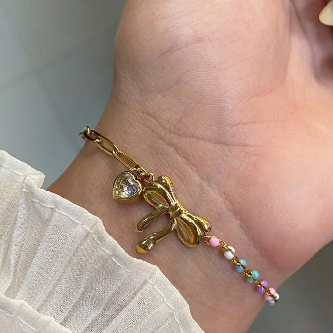 Flower Charm Bracelet