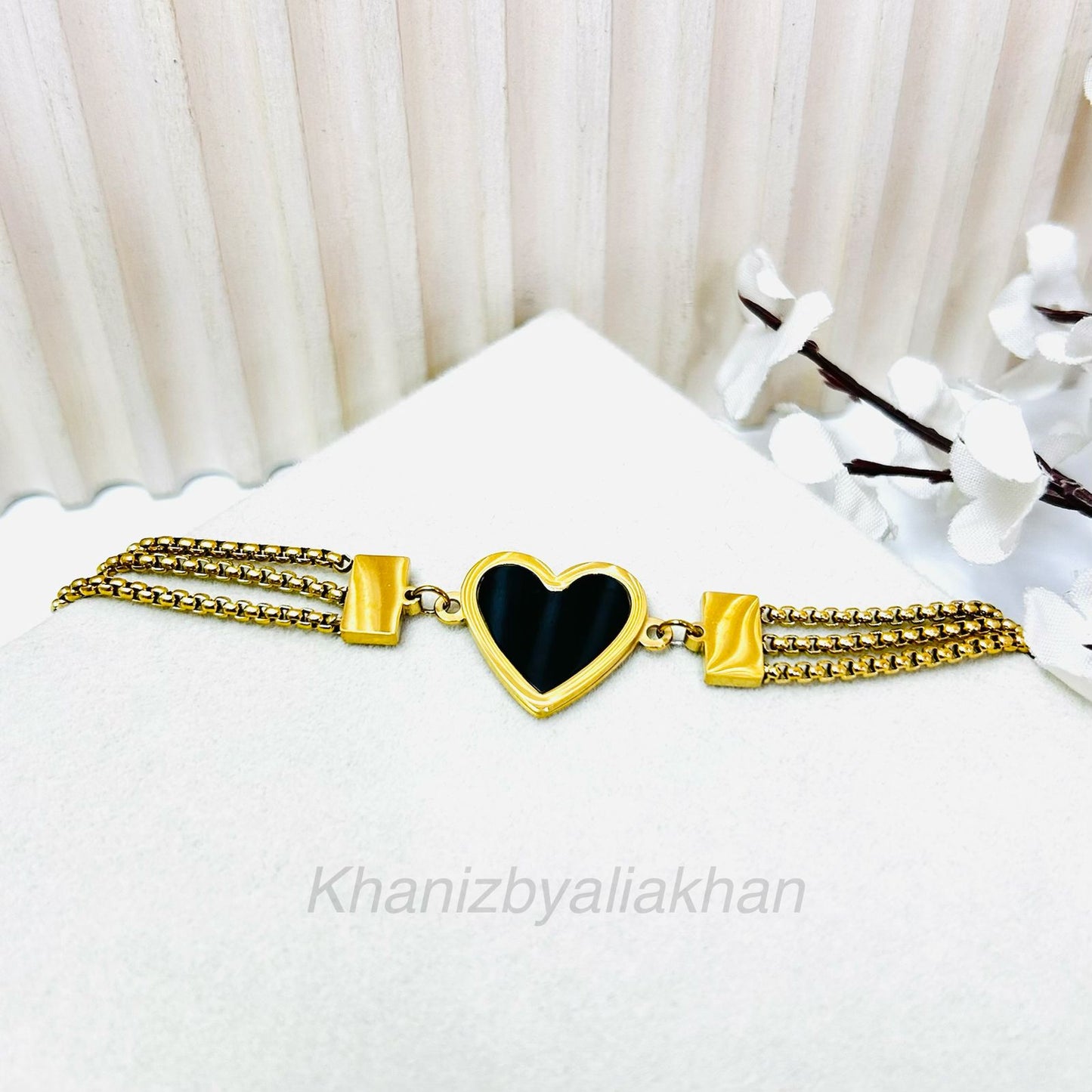 Heart Triple Layer Bracelet