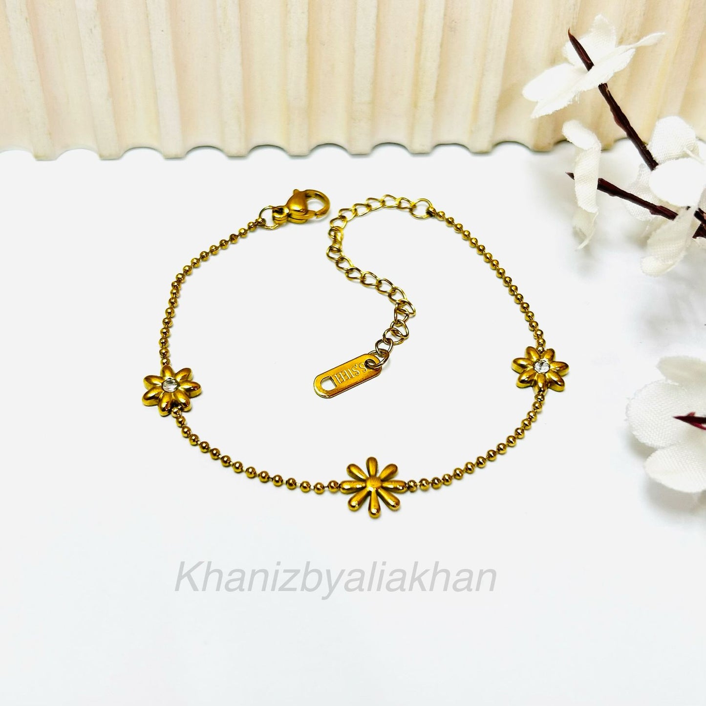 Daisy Flower Bracelet