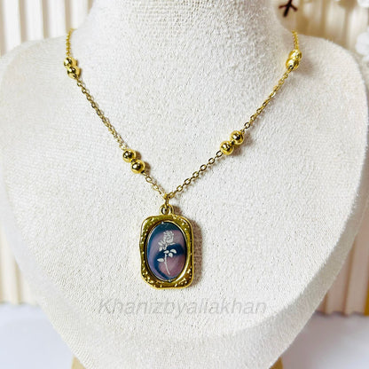 Ivory Rose Pendant