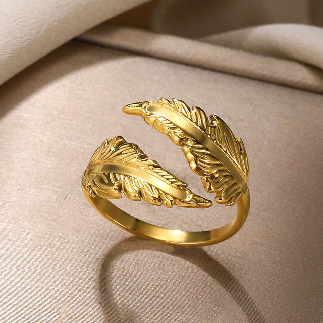 Leaf Adjustable ring