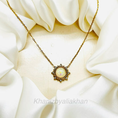 Luminous Opal Pendant