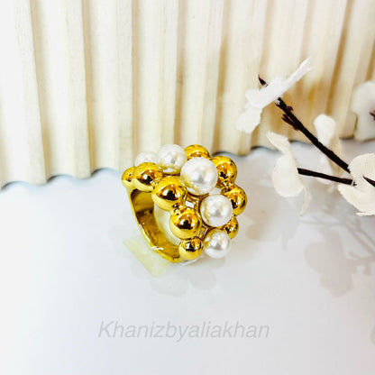 Bubble Pearl Ring