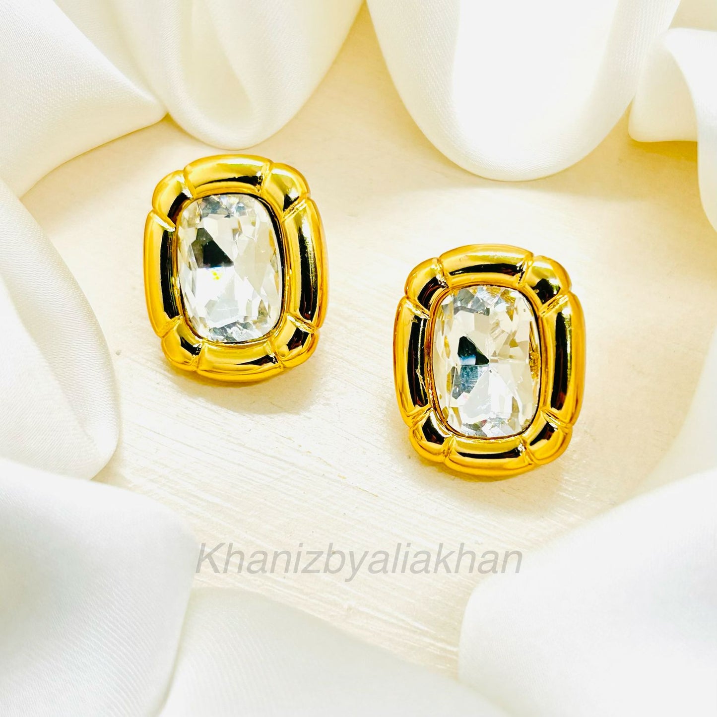Crystal Sculptural Earrings