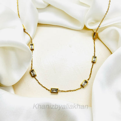 Dainty Crystal Necklace