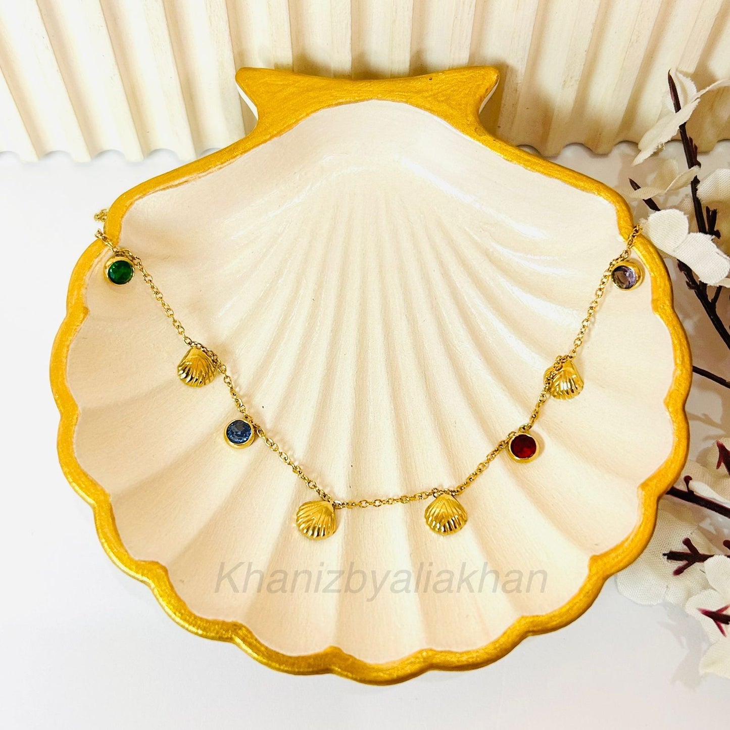 Shell & Stone Necklace