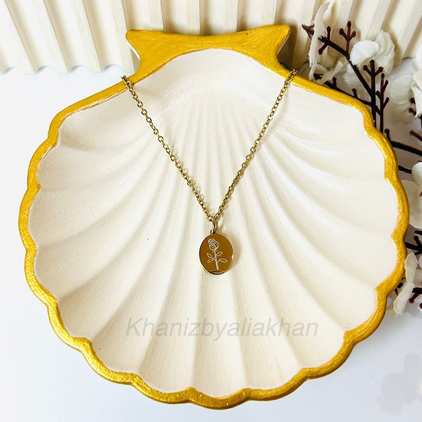 Golden Bloom Pendant