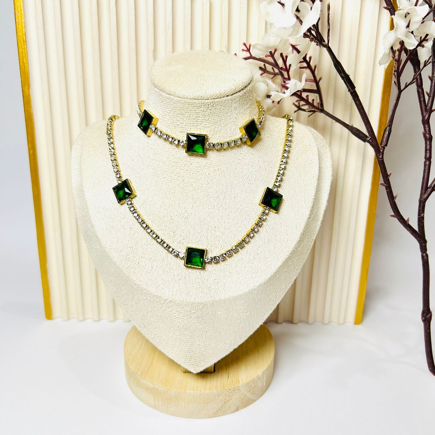 Emerald Ice Tennis Set