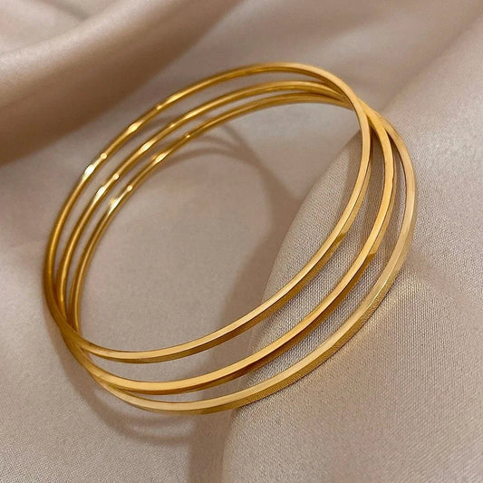 Plan Stainless Steel Bangles