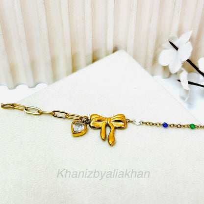 Flower Charm Bracelet