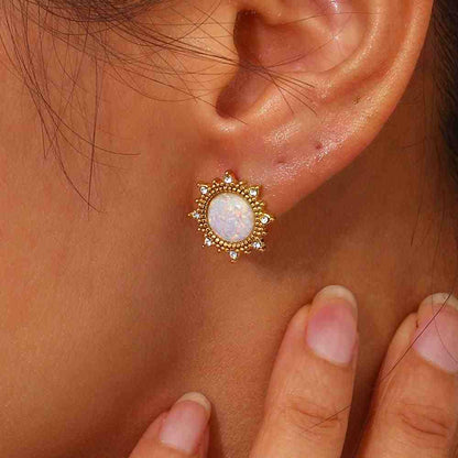 Luminous Opal Earrings