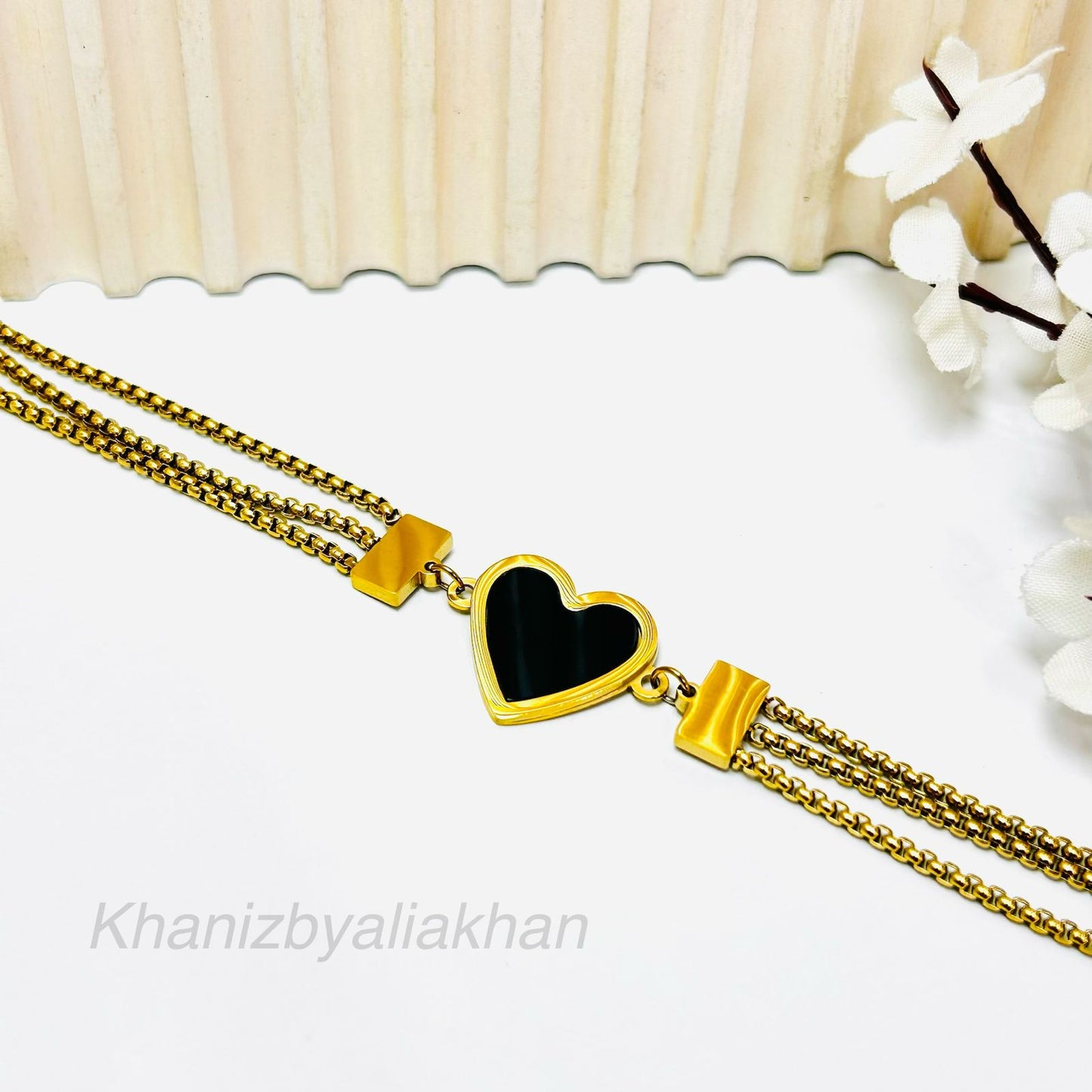 Heart Triple Layer Bracelet