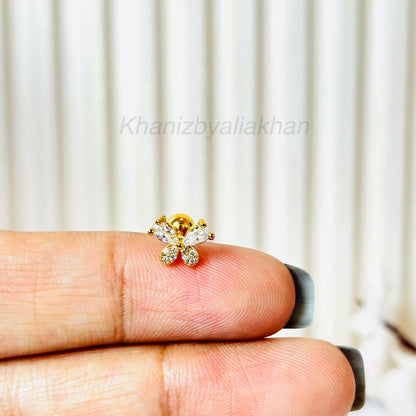 Butterfly Nose Pin