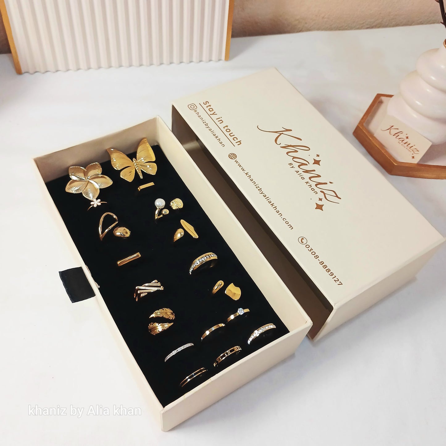 Premium Khaniz Slide Box