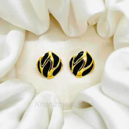 Molten Noir Earrings