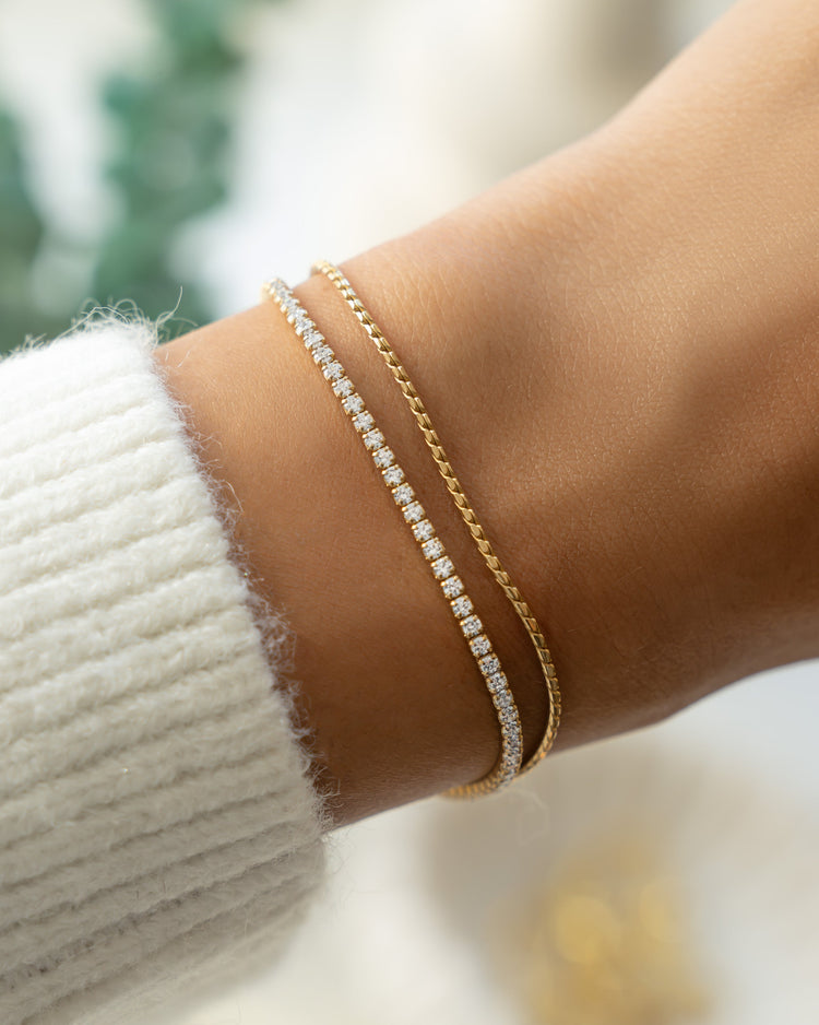 Sleek Tennis Bracelet