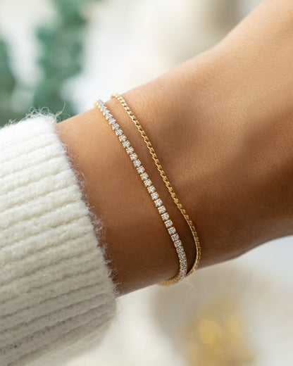 Sleek Tennis Bracelet