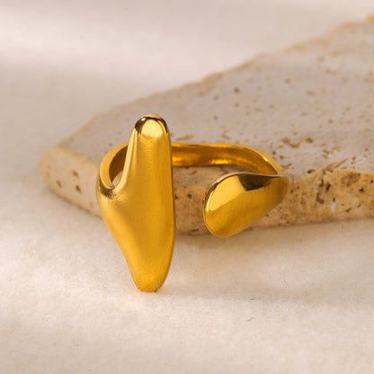 Uneven Gold Ring