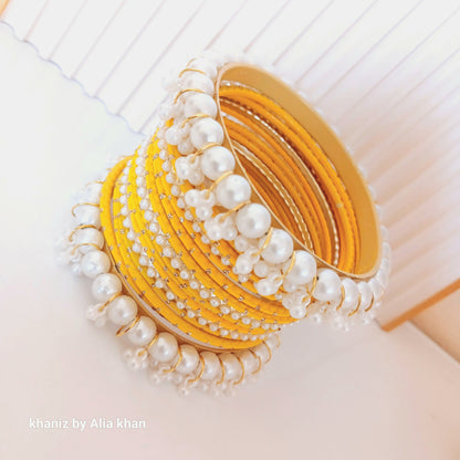 Pearl Gajra Bangles [2.6 size]