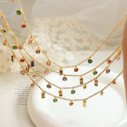 Multi Gem Charm Set
