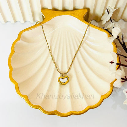 White Heart Pendant