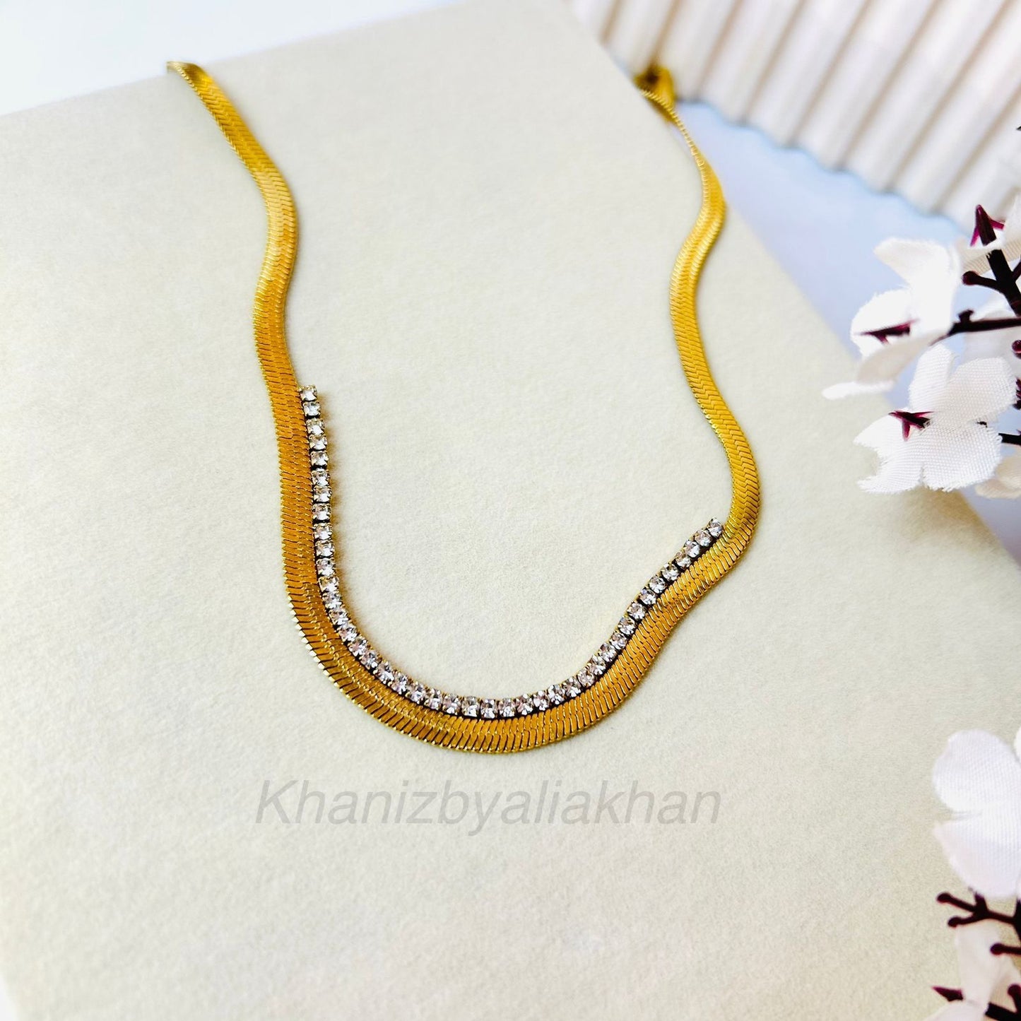 Diamond Wave Necklace