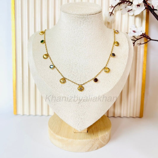 Shell & Stone Necklace