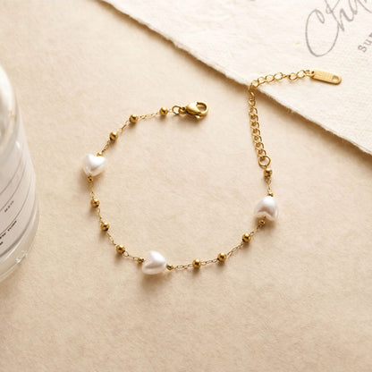 Beaded Heart Bracelet