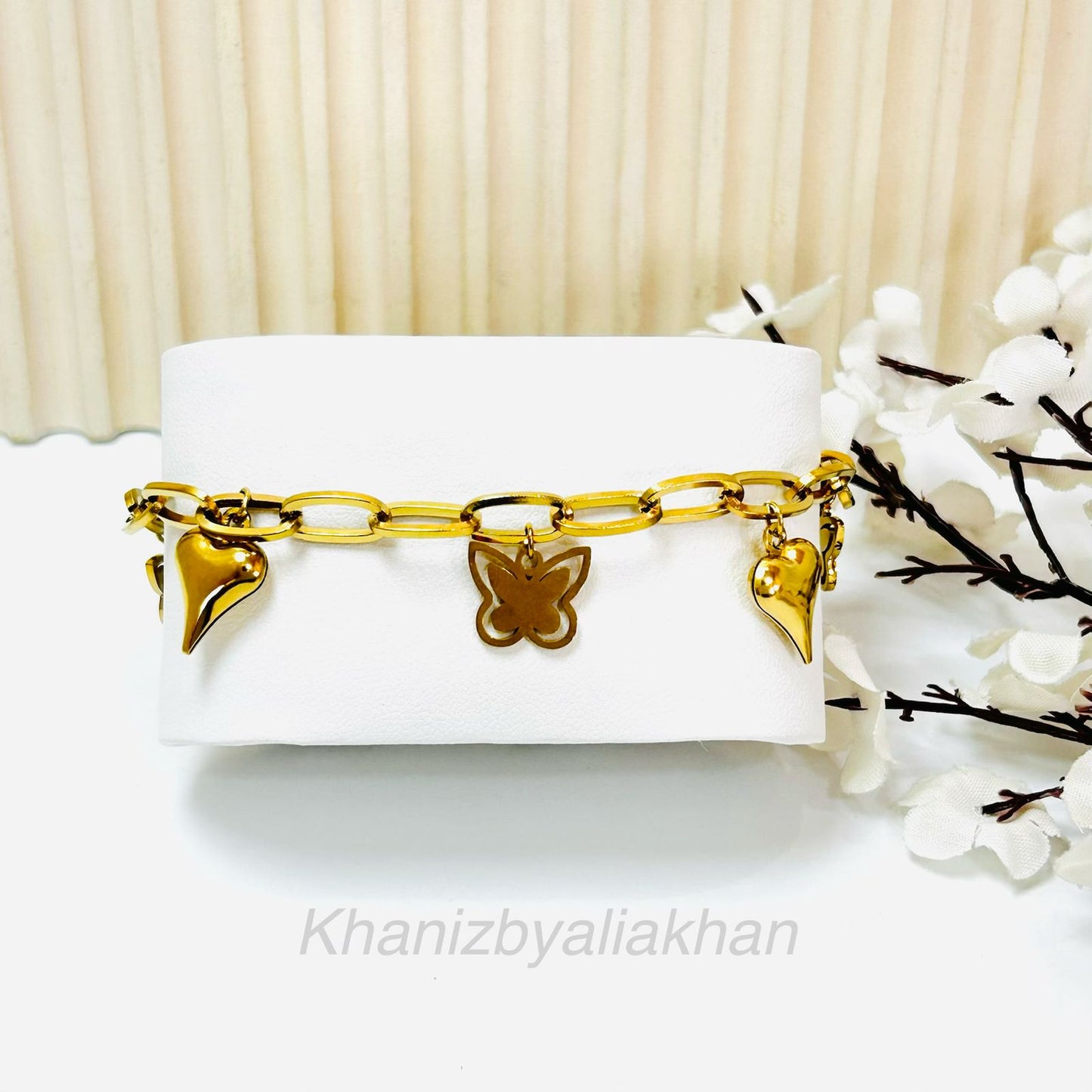 Lovely Butterfly Charm Bracelet