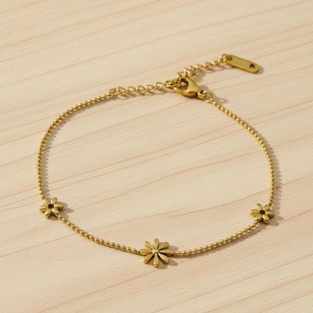 Daisy Flower Bracelet