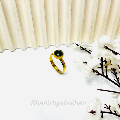 Emerald Blink Ring