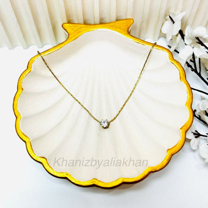 Dainty Crystal Pendant