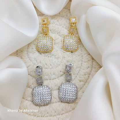 Deco Delight Earrings Silver