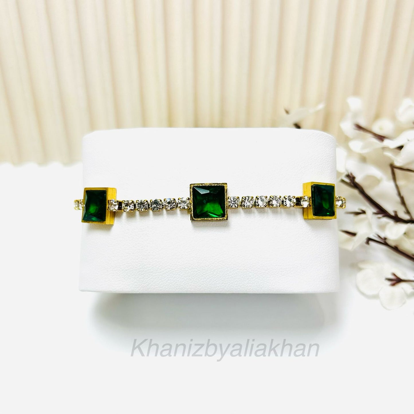 Emerald Ice Tennis Bracelet