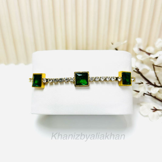 Emerald Ice Tennis Bracelet