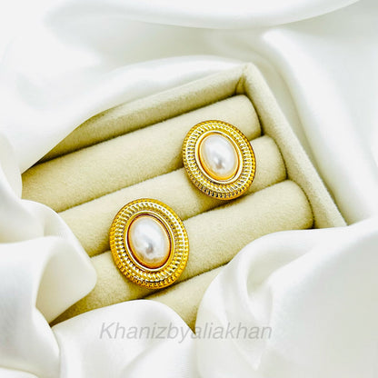 Regal Pearl Earrings