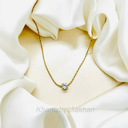 Dainty Crystal Pendant