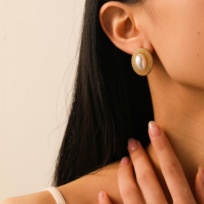 Regal Pearl Earrings