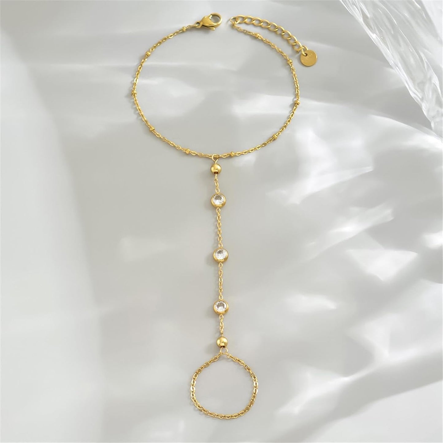 Dainty Crystal Handchain