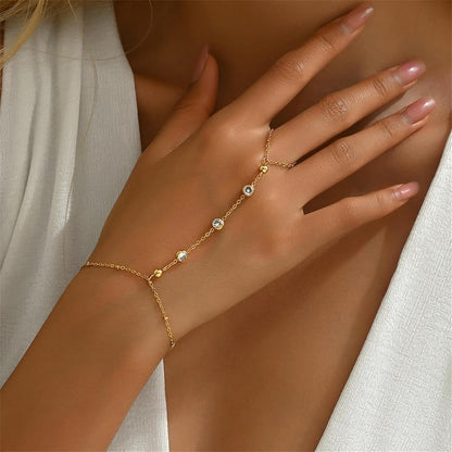 Dainty Crystal Handchain