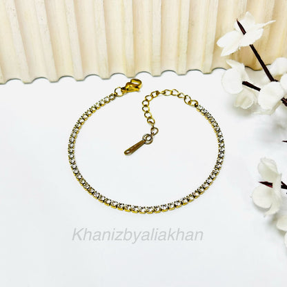 Sleek Tennis Bracelet