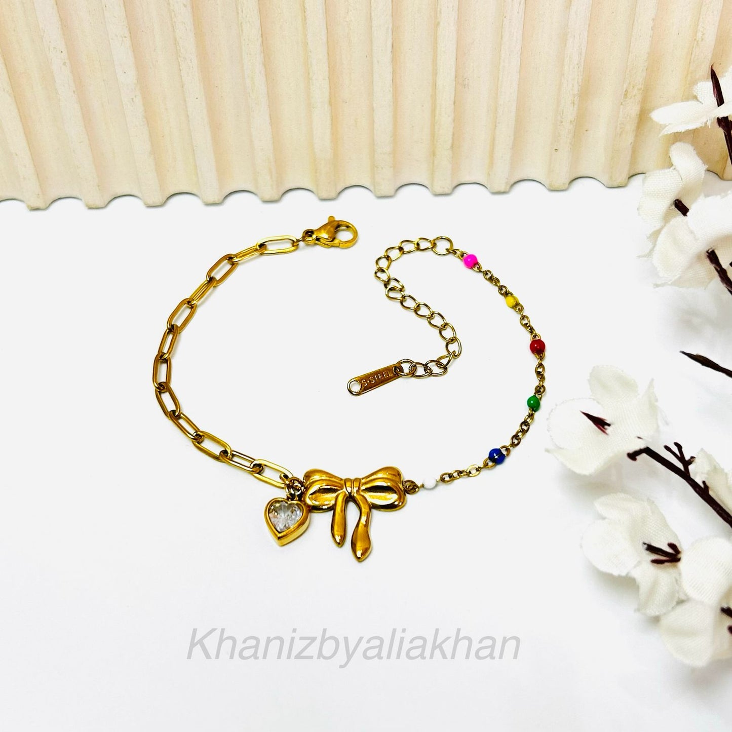 Flower Charm Bracelet